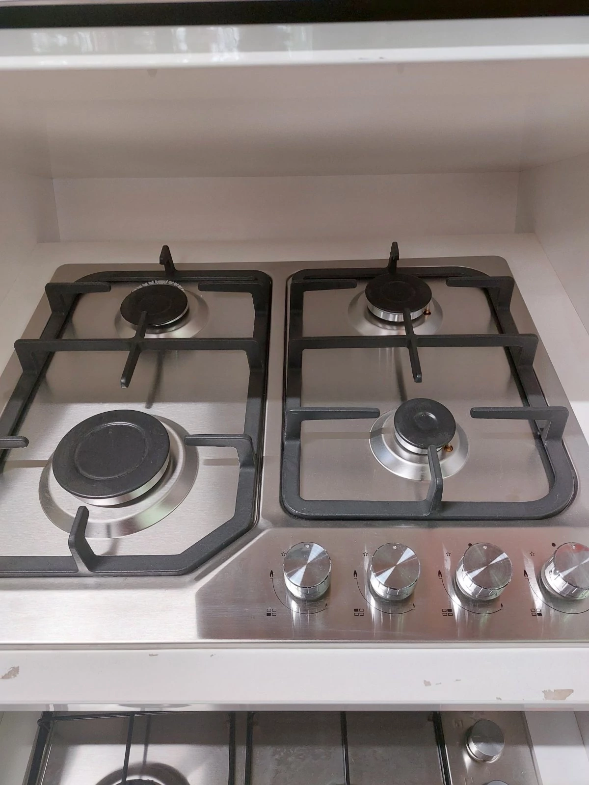 Midea MG60401X-HR beépíthető gázlap, inox MINTA DARAB