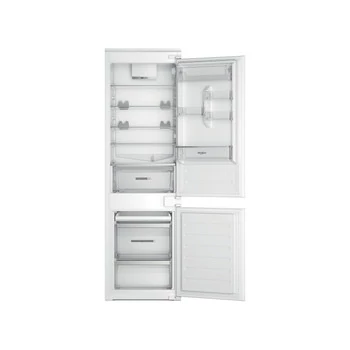 Whirlpool WHC18D021C2SF Beépíthető kombinált hűtő, 189/79 l , D , 6. Érzék funkció, Fresh Box+, Easy Access fiók, StopFrost technológia, LED világítás,  33 dBA, prémium belső kialakítás, 177x54x54.5 cm